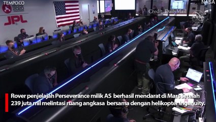 Rover Penjelajah NASA Sukses Mendarat di Mars, Ini Misinya