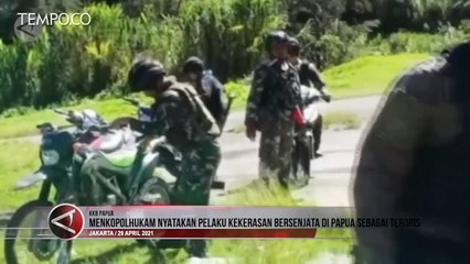 Menkopolhukam Nyatakan Pelaku Kekerasan Bersenjata di Papua Sebagai Teroris