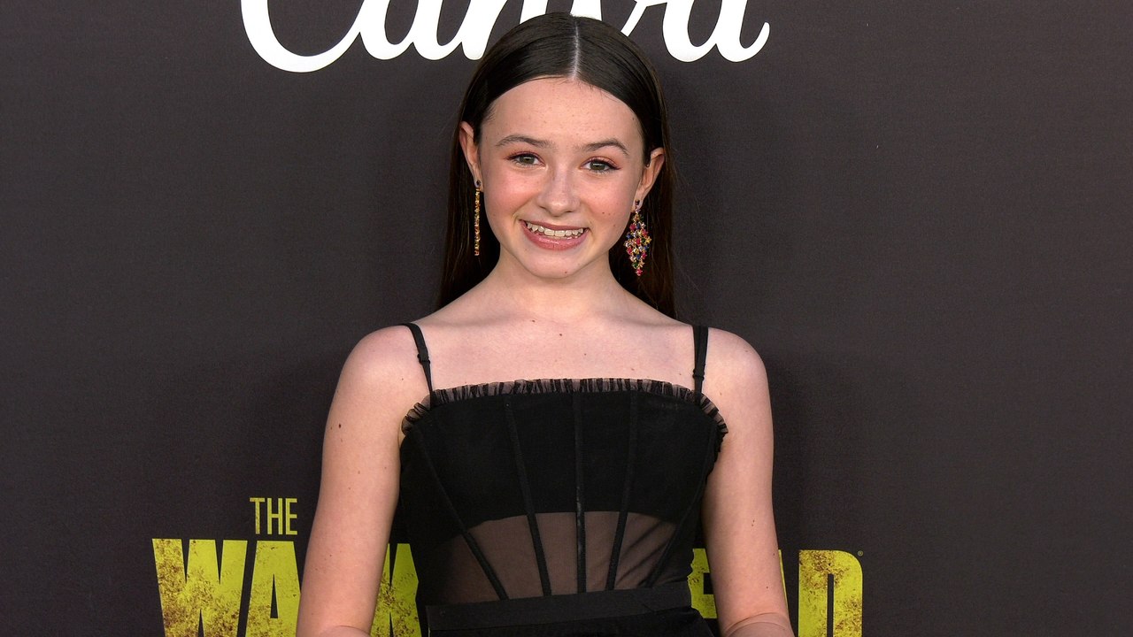 Cailey Fleming "The Walking Dead" Series Finale Event in Los Angeles