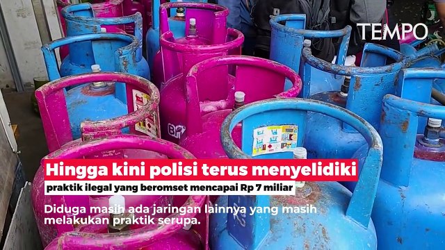 Penyuntikan Ilegal Tabung Gas 3 Kg ke Tabung Gas 12 Kg Beromset Miliaran di Meruya Utara Terungkap