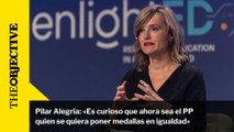 Pilar Alegría: «Es curioso que ahora sea el PP quien se quiera poner medallas en igualdad»