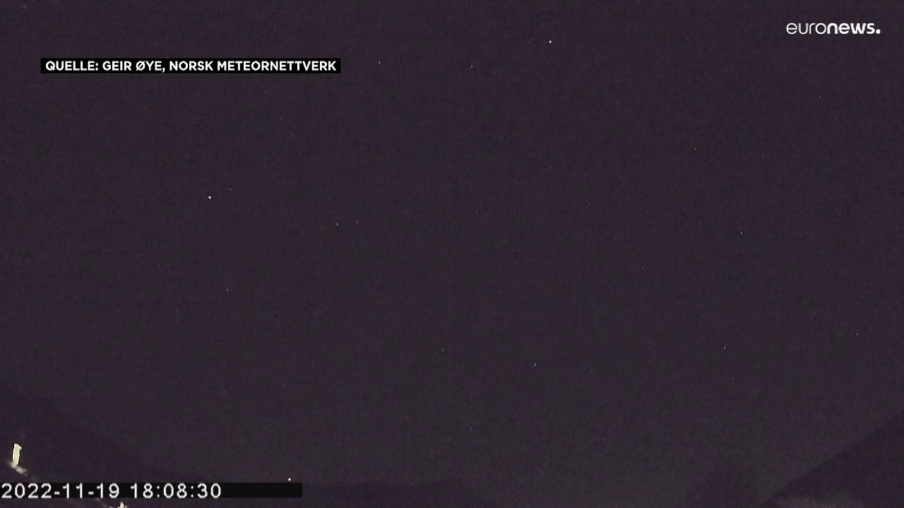 Norwegen: Hier verglüht ein Meteorit