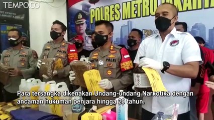 Belajar dari Internet, Komplotan Remaja Produksi Puluhan Kilogram Ganja Sintesis