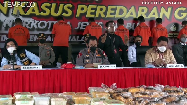 Polisi Bongkar Peredaran Sabu 2,5 Ton dari Jaringan Internasional