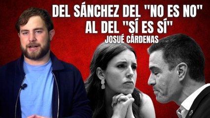 Del Sánchez del "No es No" al del "Sí es Sí": la metaformosis putrefacta