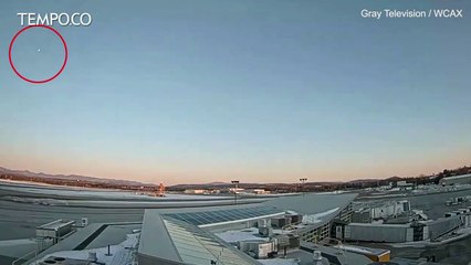 Meteor Meledak di Langit Amerika dengan Kekuatan 200 Kilogram TNT