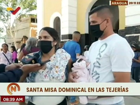 Aragua | Habitantes de Las Tejerías elevan oraciones en la Santa Misa Dominical
