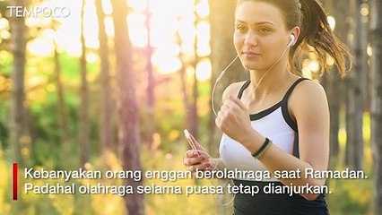Aktivitas Olahraga saat Puasa, Perhatikan 5 Hal Ini