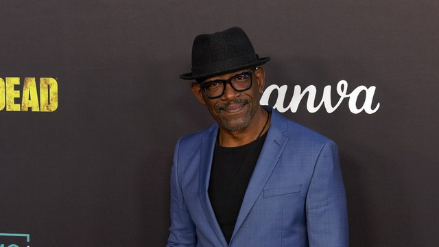 Lennie James The Walking Dead Series Finale Event in Los Angeles