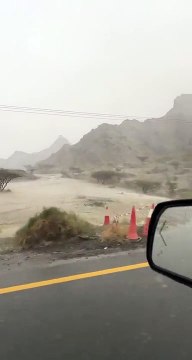 Watch: Heavy rain lashes parts of UAE; authorities warn residents to avoid sea, beaches