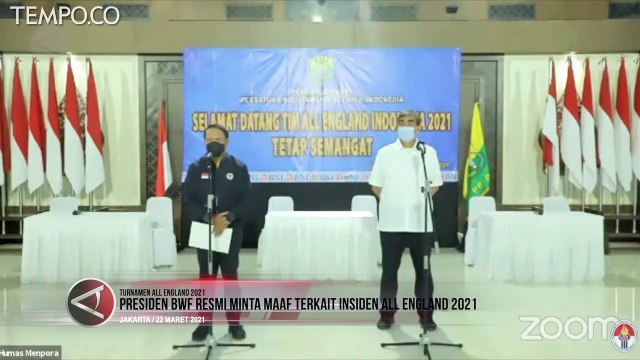 Presiden BWF Resmi Minta Maaf Terkait Insiden All England 2021