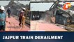 Horrific train mishap in Odisha's Jajpur, track restoration operation on