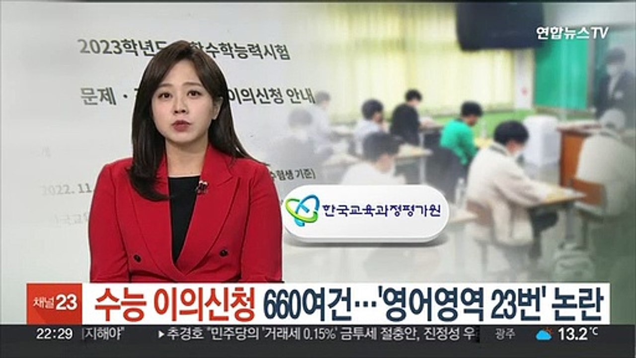 수능 이의신청 660여건…'영어영역 23번' 논란