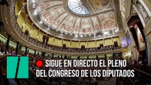  Sigue en directo el Pleno del Congreso de los Diputados