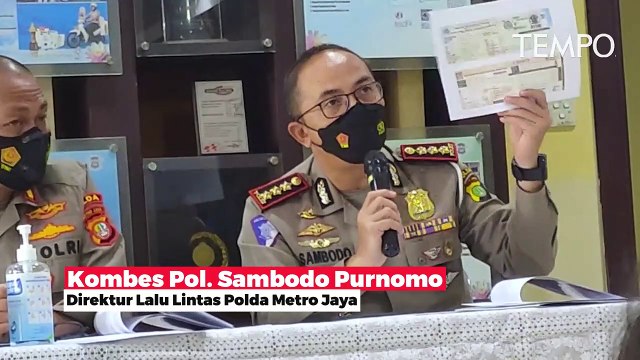 Pengemudi Porsche Penerebos Jalur Transjakarta Ditilang Polisi