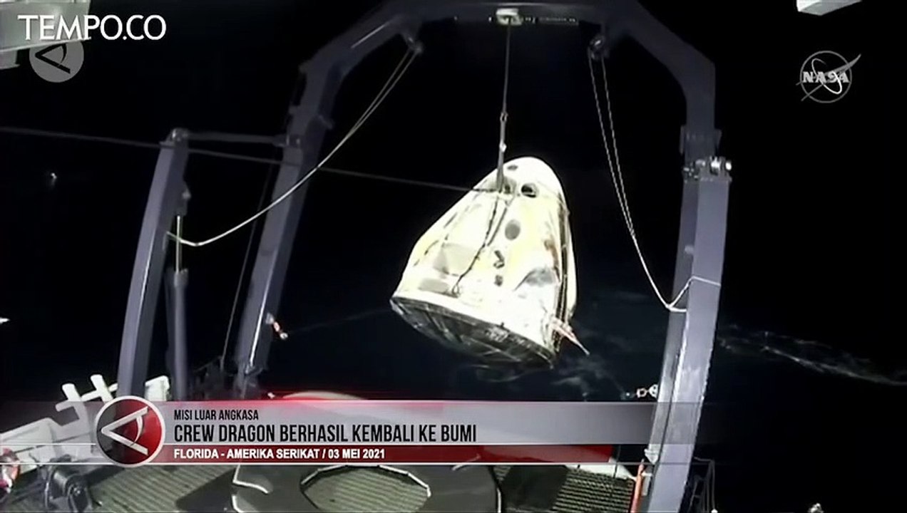 Empat Astronot Crew Dragon Berhasil Selamat Kembali ke Bumi