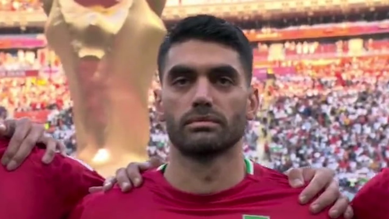 Iran fans boo national anthem ahead of first World Cup fixture against England
