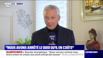 Bruno Le Maire: "La réforme de l'assurance-chômage est juste, nécessaire et souple"