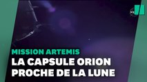 La capsule Orion de la Mission Artemis est passée au plus près de la Lune