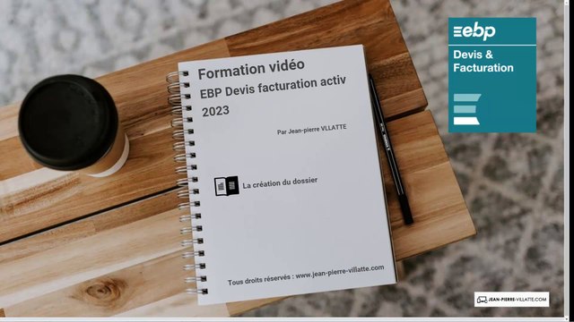 EBP Devis facturation 2023 La création du dossier
