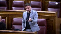 Rufián interrumpe el pleno del Congreso después de que el PP de Feijóo llame 