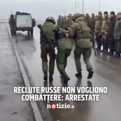 Video herunterladen: Reclute russe arrestate perché non vogliono combattere