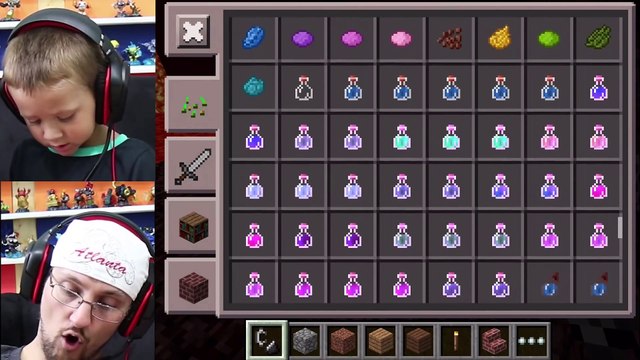 Search 4 Nether Fart Dress! Minecraft PE Surprise 4 Mike (FGTEEV Dad & Kids Lets Play 0.12 Update)