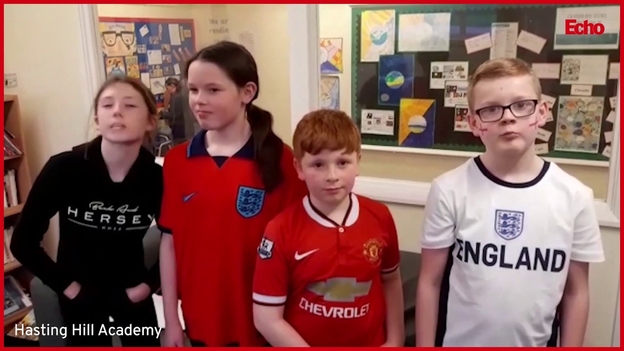 England v Iran - reaction to 6-2 result from Sunderland's schoolchildren