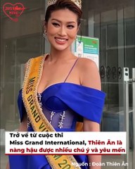 Hoa hậu Thiên Ân tốt bụng mua hàng rong để em bé có thể về nhà sớm | Điện Ảnh Net