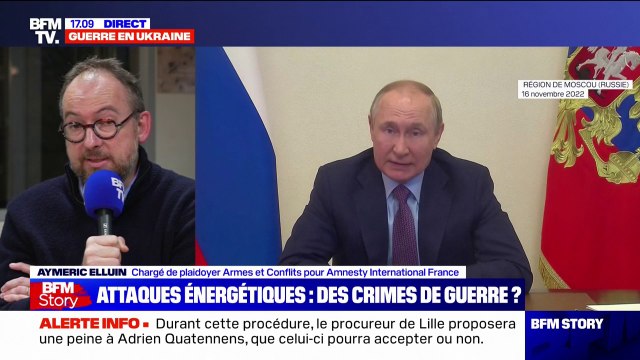 Aymeric Elluin (Amnesty): Le logiciel russe consiste à créer le désespoir au sein de la population civile pour faire en sorte que celle-ci cède