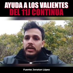 Ayuda a los valientes del 11 J continúa.
