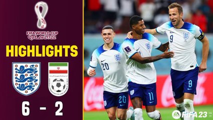 England vs Iran 6-2 Highlights - FIFA World Cup - 2022