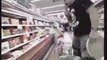 Stone Cold vs Booker T in a supermarket