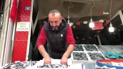 Hamsi 25 TL'ye tezgahlarında yerini aldı