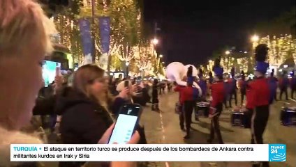 Encienden primeras iluminaciones de navidad en ciudades europeas en medio de crisis energética