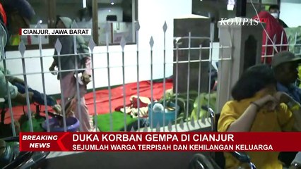 Duka Korban Gempa Cianjur: Kehilangan dan Terpisah dari Keluarga, Rumah Hancur Rata Dengan Tanah