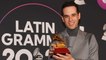 Edgar Barrera Backstage at Latin Grammy Awards