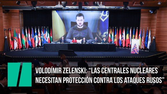 Volodímir Zelenski: Las centrales nucleares necesitan protección contra los ataques rusos