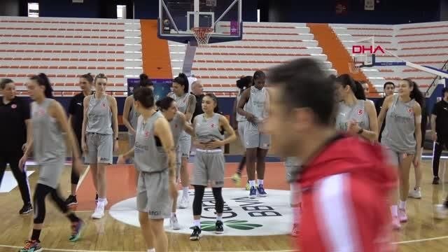 SPOR A Milli Kadın Basketbol Takımı, Arnavutluk ve Slovenya maçı hazırlıklarına başladı
