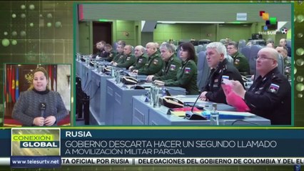 Gobierno ruso descarta posibilidad de realizar segunda movilización militar parcial
