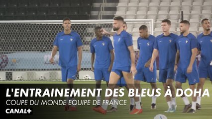 L'entrainement de l'équipe de France avant l'Australie - Coupe du monde Equipe de France