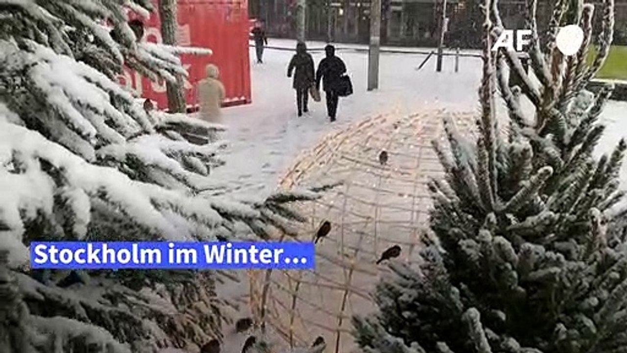 Winter-Impressionen aus Stockholm