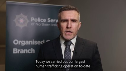 Скачать видео: Derry brothels visited in major slavery operation centred on exploitation of trafficking victims by organised crime gang