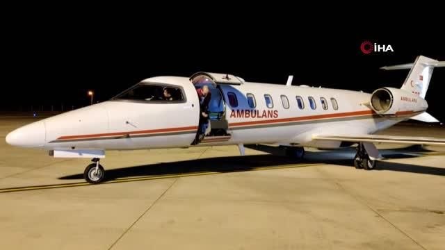 Kazada ağır yaralanan oyuncu Sergen Deveci ambulans uçakla İstanbul'a sevk edildi