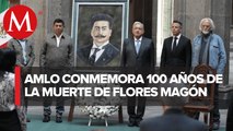 Conmemoran en Palacio Nacional centenario luctuoso de Ricardo Flores Magón