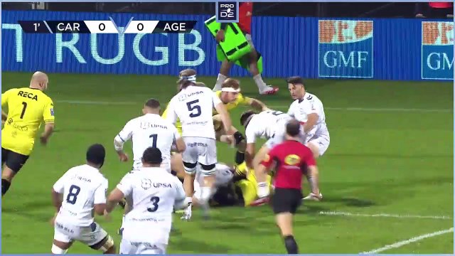 PRO D2 - Résumé US Carcassonne-SU Agen: 21-20 - J12 - Saison 2022/2023