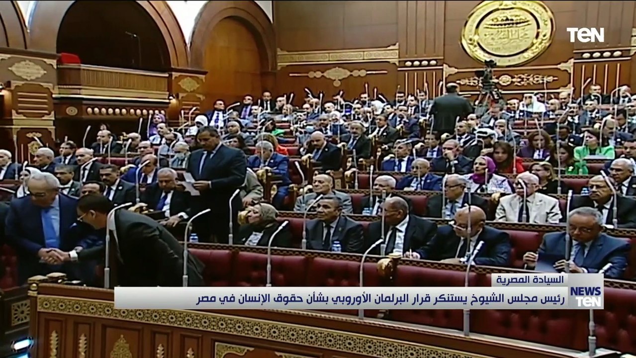 رئيس مجلس الشيوخ يستنكر قرار البرلمان الأوروبي بشأن حقوق الإنسان في مصر