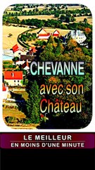 CHEVANNES et son chateau vu du ciel (Nièvre - Bourgogne Franche-Comté)