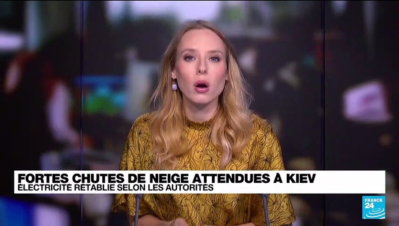 Fortes chutes de neige attendues à Kiev, l'électricité toujours perturbée