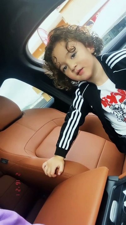 Carolina Carvalho com o sobrinho